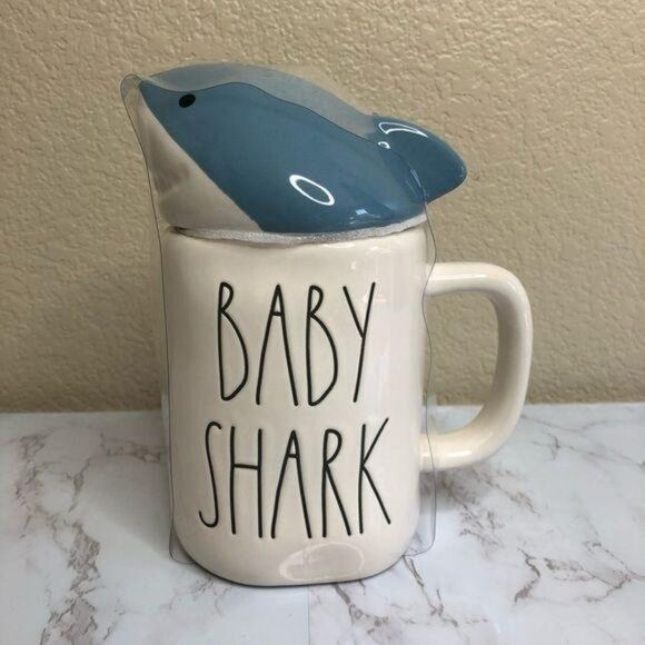 Rae Dunn Baby Shark Mug - Picture 1 of 3